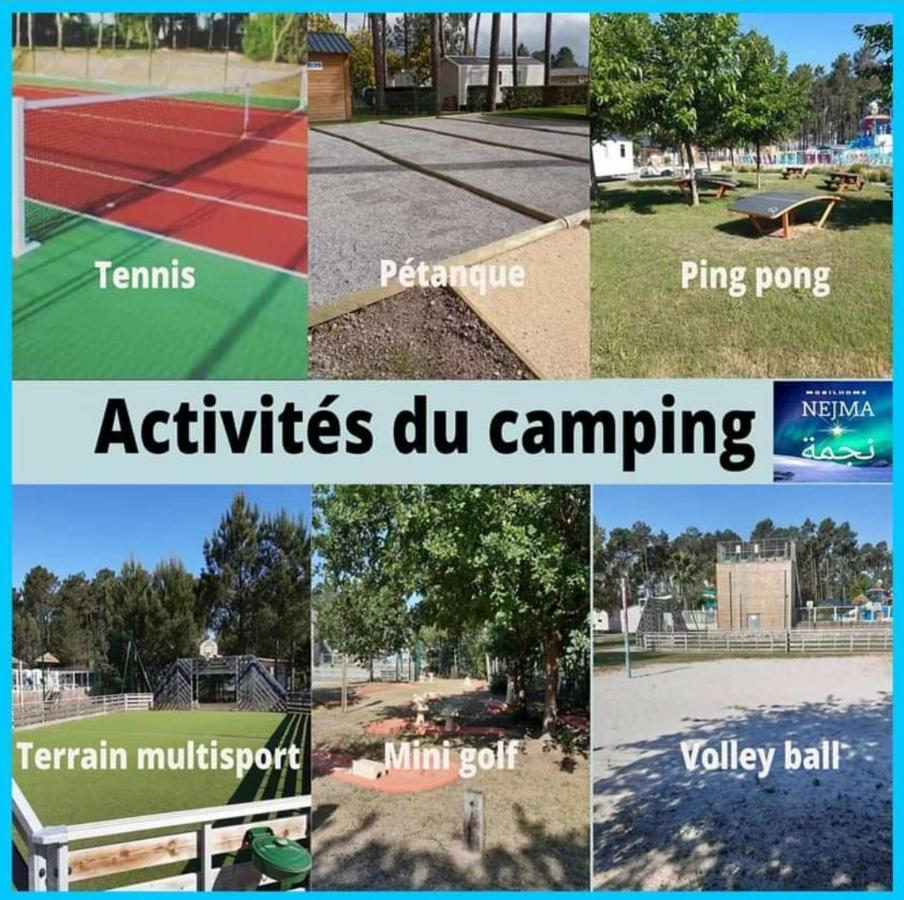Camping Des Dunes De Contis Mobilhome 3Ch, サン・ジュリアン・アン・ボルヌ エクステリア 写真