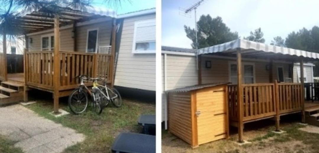 Camping Des Dunes De Contis Mobilhome 3Ch, サン・ジュリアン・アン・ボルヌ エクステリア 写真