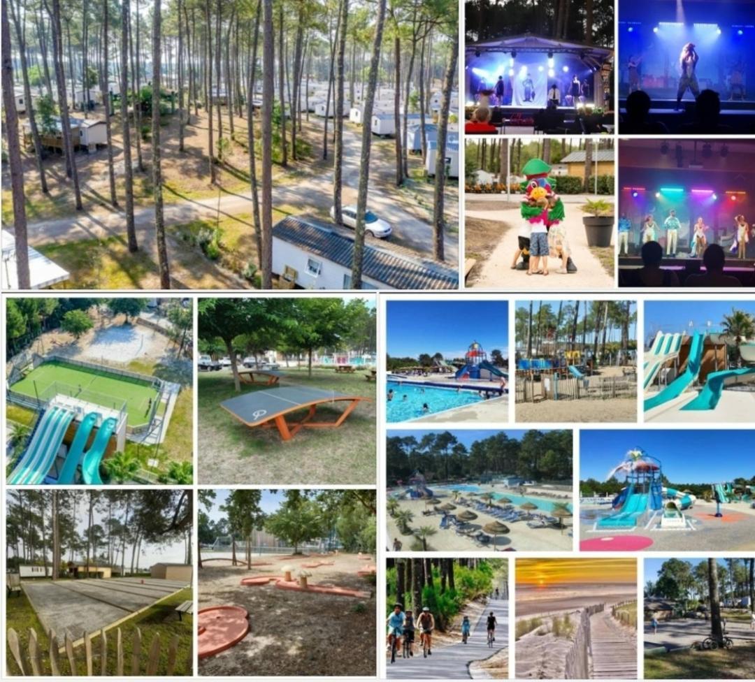 Camping Des Dunes De Contis Mobilhome 3Ch, サン・ジュリアン・アン・ボルヌ エクステリア 写真